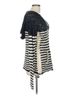 Roxy Stripes Black White Pullover Hoodie Size L - photo 3
