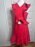 BCBGMAXAZRIA Red Cocktail Dress Size 10 - photo 4