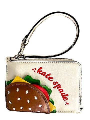 Kate Spade New York Rare Snack Burger Leather Wristlet (view 1)