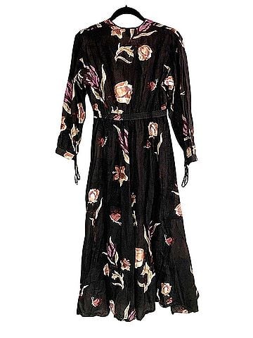 Nanushka Hazel Balloon Sleeve Maxi Casual Dress (view 2)