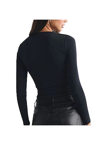Abercrombie & Fitch Long Sleeve Blouse (view 2)