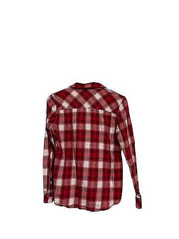 Gap Drapey Plaid Flannel Shirt Long Sleeve Button-Down Shirt (view 2)