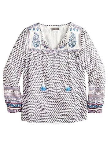 Point Sur J. Crew x Point Sur Long Sleeve Blouse (view 1)