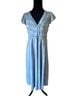 Boden 100% Polyester Blue Cocktail Dress Size 4 (petite) - photo 1