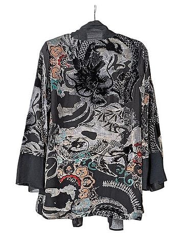 HARARI Silk Cardigan (view 2)