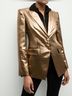 Veronica Beard 100% Polyester 100% Cupro Gold Jacket Size 0X - photo 15