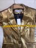 Veronica Beard 100% Polyester 100% Cupro Gold Jacket Size 0X - photo 13