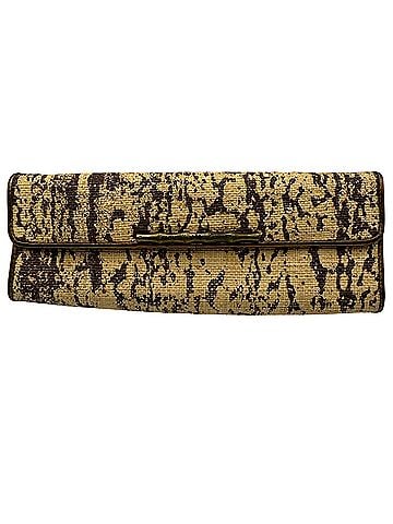 Elaine Turner straw clutch Leather Clutch (view 1)