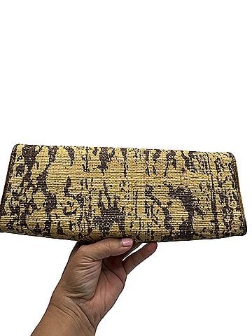 Elaine Turner straw clutch Leather Clutch (view 2)