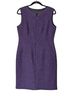 Tahari 100% Polyester 88% Polyester 2% Elastane Solid Jacquard Color Block Marled Multi Color Cocktail Dress Size M - photo 1