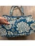 Vera Bradley Teal Blue Floral Quilted Tote Tote - photo 3