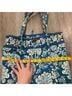 Vera Bradley Teal Blue Floral Quilted Tote Tote - photo 5