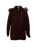 Abercrombie & Fitch 100% Polyester 65% Felt 35% Dupion Brown Jacket Size M - photo 1