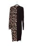 Bar III Animal Print Black Multi Color Cocktail Dress Size L - photo 1