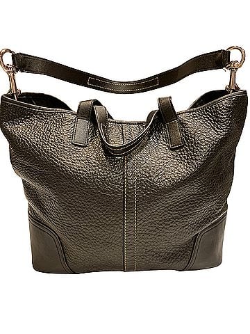 Coach Hadley Luxe Grain Duffle/Shoulder Bag Leather Shoulder Bag (view 2)