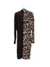 Bar III Animal Print Black Multi Color Cocktail Dress Size L - photo 2