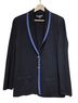 St. John Collection by Marie Gray Black Blue White Blazer Size 6 - photo 1
