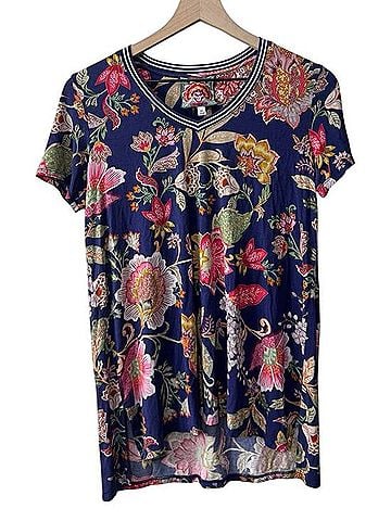 Johnny Was Janie Favorite Drape Tunic Short Sleeve Top (view 1)