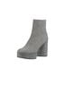 Clergerie Checkered-gingham Gray Black Ankle Boots Size 9 1/2 - photo 1