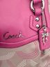 Coach Print Pink Tan Leather Tote One size - photo 8