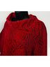 Ruby Rd. 100% Polyester Print Red Black Long Sleeve Turtleneck Size L - photo 4