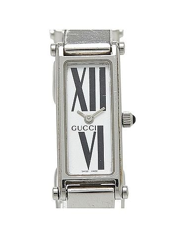 Gucci Gucci Bangle Watch 1500L Quartz White Dial Stainless Steel Women's GUCCI (view 1)