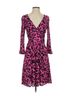 Milly 100% Silk Floral Pink Black Cocktail Dress Size S - photo 1
