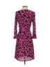 Milly 100% Silk Floral Pink Black Cocktail Dress Size S - photo 2