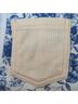 Pol 100% Cotton Floral Blue Ivory Jacket Size L - photo 12