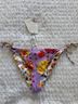 Agua Bendita Floral Multi Color Swimsuit Bottoms Size XL - photo 3