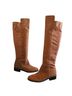 Lucky Brand 100% Suede Brown Tan Boots Size 6 1/2 - photo 1