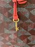 Fossil Graphic Red Black Gray Leather Tote One size - photo 4