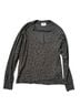 LNA Leopard Print Black Gray Casual Sweaters Size M - photo 1