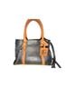 Valentina Black Orange Leather Tote One size - photo 1