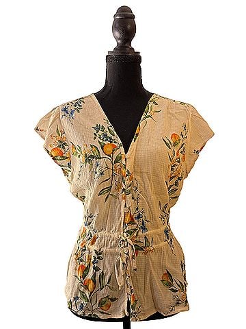 Time and Tru Short Sleeve Blouse (view 1)