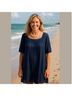 Sandro Blue Casual Dress Size 6 - photo 4