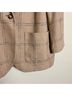 Madewell Checkered-gingham Brown Blazer Size 3X - photo 9