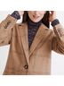 Madewell Checkered-gingham Brown Blazer Size 3X - photo 4
