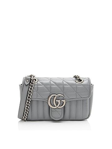 Gucci Gucci Mixed Matelasse Leather GG Marmont Aria Small Flap Bag (view 1)