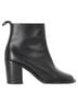 Givenchy 100% Leather Black Givenchy Chain-Link Accent Ankle Boots in Black Leather Size EU 40 - photo 1