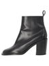 Givenchy 100% Leather Black Givenchy Chain-Link Accent Ankle Boots in Black Leather Size EU 40 - photo 2