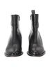 Givenchy 100% Leather Black Givenchy Chain-Link Accent Ankle Boots in Black Leather Size EU 40 - photo 4