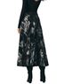 Anthropologie 100% Polyester Floral Black White Formal Skirt Size L - photo 11