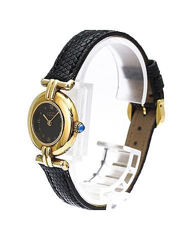 Cartier CARTIER Must Colisee Vermeil Gold Plated Quartz Ladies Watch W1000753 (view 2)