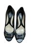 Naturalizer 100% Calf Leather Black Wedges Size 8 - photo 1