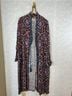 Free People 100% Viscose Floral Blue Purple Denim Jacket Size S - photo 4