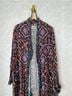 Free People 100% Viscose Floral Blue Purple Denim Jacket Size S - photo 15