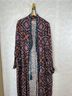 Free People 100% Viscose Floral Blue Purple Denim Jacket Size S - photo 6