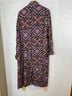 Free People 100% Viscose Floral Blue Purple Denim Jacket Size S - photo 11