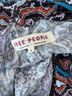 Free People 100% Viscose Floral Blue Purple Denim Jacket Size S - photo 14